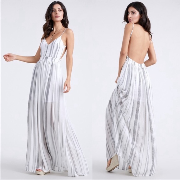 Striped Maxi Dress - Picture 2 of 3